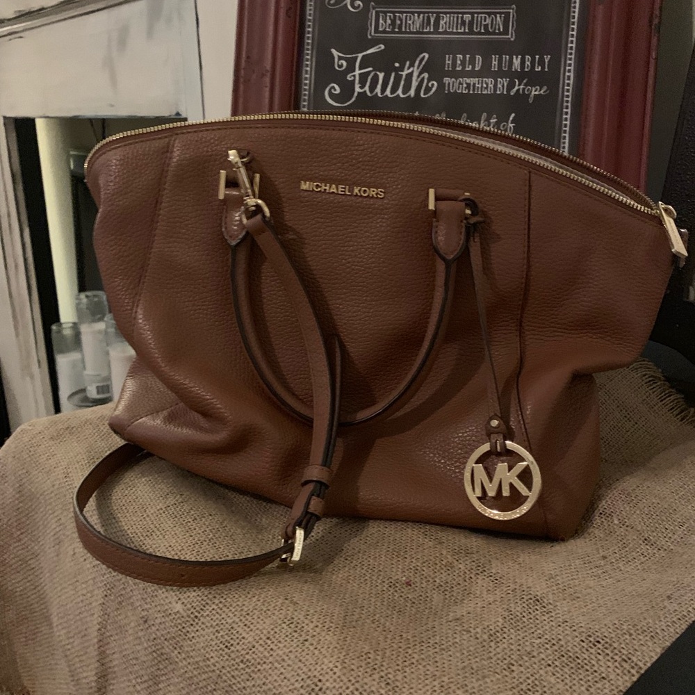 Michael Kors purse- light brown